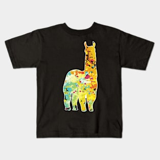 Funny giraffe colorful tshirt Kids T-Shirt